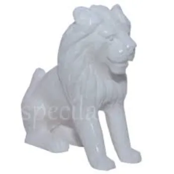 Marble Lion Statue 